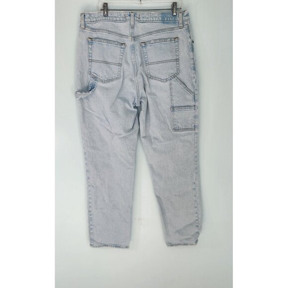 Abercrombie & Fitch The 90’s Straight Ultra High Rise Jeans Carpenter 33 16L EUC - Picture 11 of 16